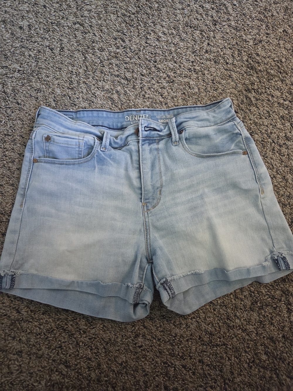 Denizen from Levi's Light Wash High-Rise Denim Shorts
